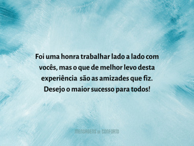 Mais que colegas, amigos para toda vida
